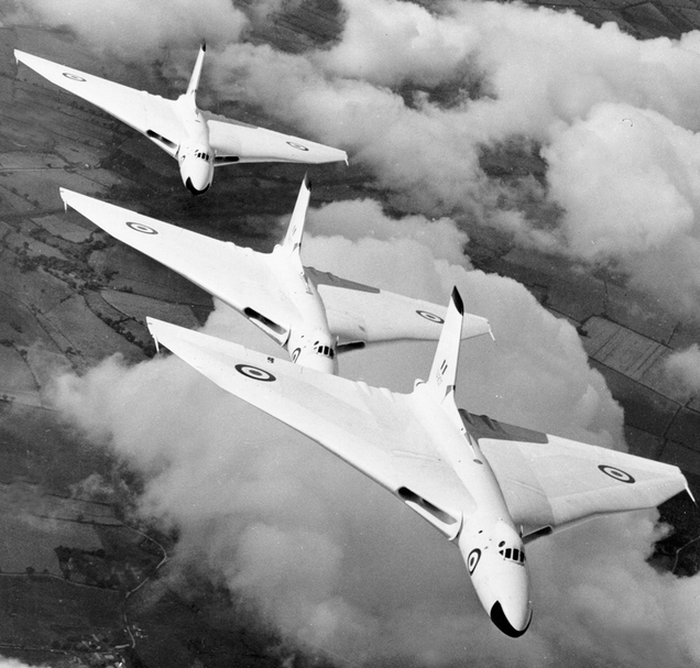 Avro Vulcans in 1954 (British Ministry of Defence)